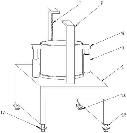 一种电杆桩孔施工用围护机构的制作方法