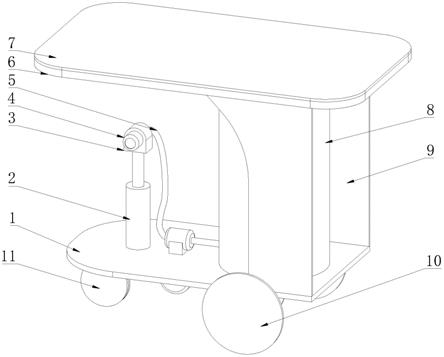 一種具有節能功能的城市軌道交通用灑水車