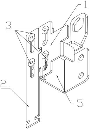 一种35kV环网柜三工位机构闭锁下柜门结构的制作方法