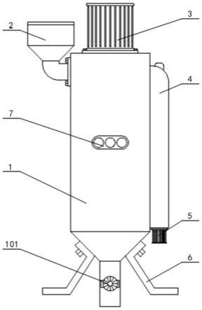 一种试剂瓶注塑原料加工用防堵型熔料装置的制作方法