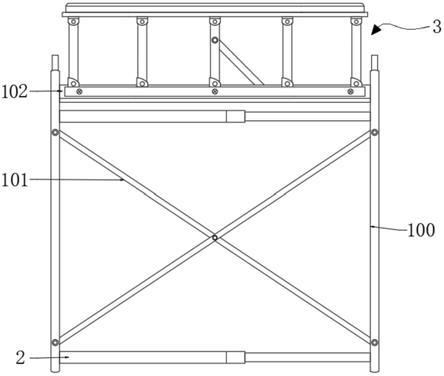 一种建筑施工用可防坠安全型脚手架的制作方法