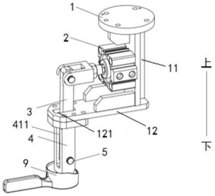 卫浴产品打磨夹具和三通结构的卫浴产品打磨夹具的制作方法