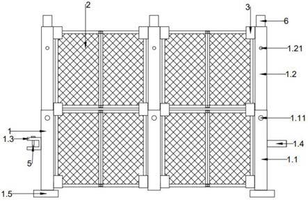 一种建筑深基坑施工用临时防护栏的制作方法