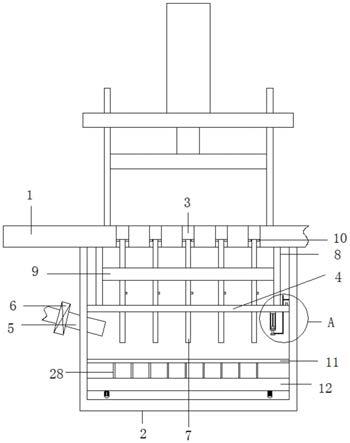 一种机械压机多台阶粉料精确调节装置的制作方法