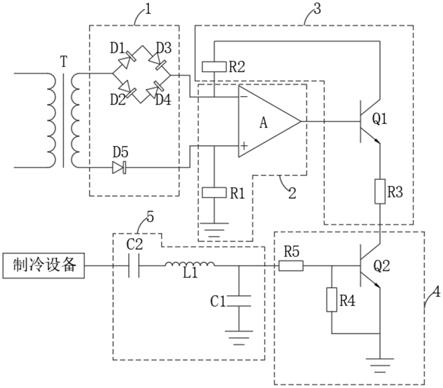 一种用于变频制冷设备的低功耗控制电路的制作方法