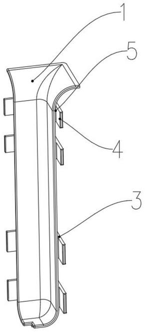 一种窗帘盒用连接挡板的制作方法