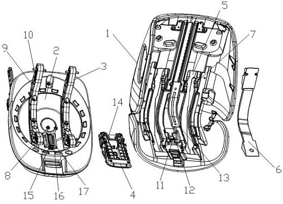 儿童安全座椅调档机构的制作方法