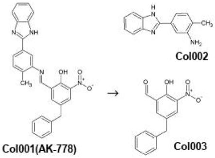 一种化合物在制备抗血栓药物方面的应用