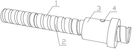 一种椭圆形回珠器滚珠丝杠副结构的制作方法