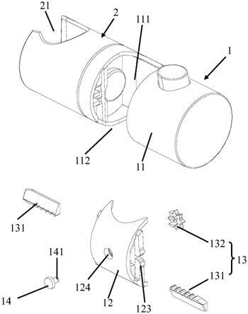 一种花洒架主体、花洒架及花洒架组件的制作方法