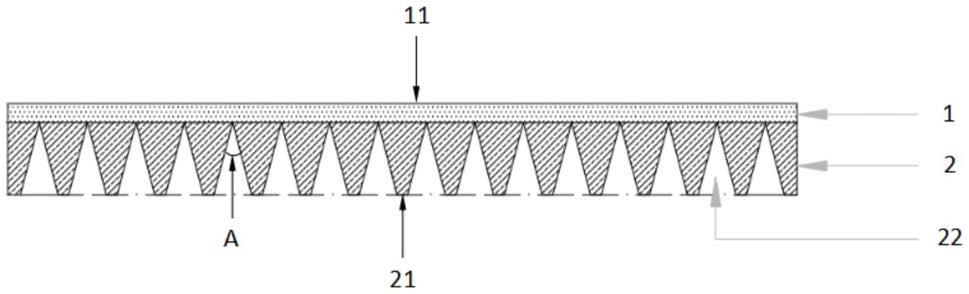 具有锥形导流结构的复合滤布的制作方法
