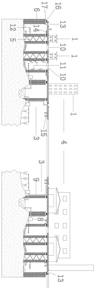 一种由架空建筑单元组成的地空生态系统的制作方法