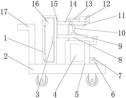 一种智能建筑用外墙防护除尘装置的制作方法