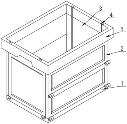 一种具有底座加固结构的折叠式胶箱的制作方法