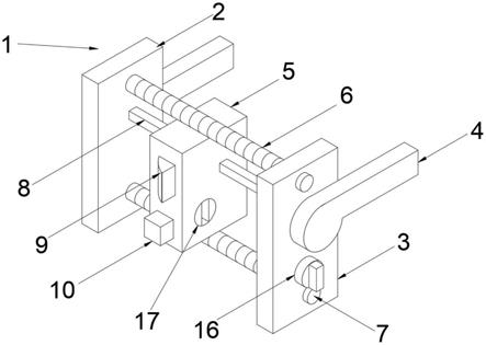 一种门锁及基于门锁的防锯断固定结构的制作方法