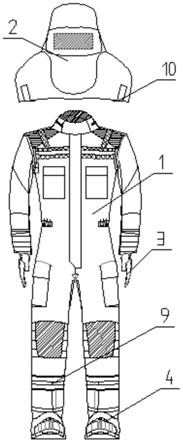 一种涉钠消防防护服的制作方法