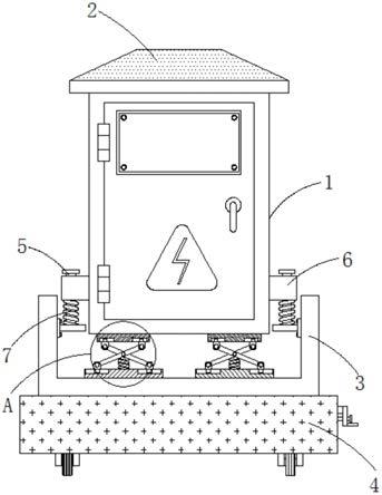 一种具有减震功能的户外配电柜的制作方法