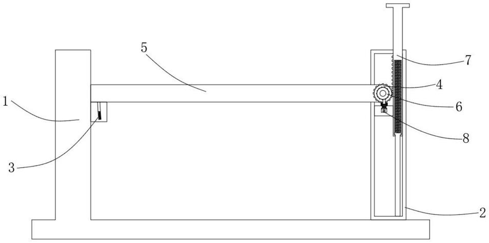 一种建筑工程用安全警示横杆的制作方法