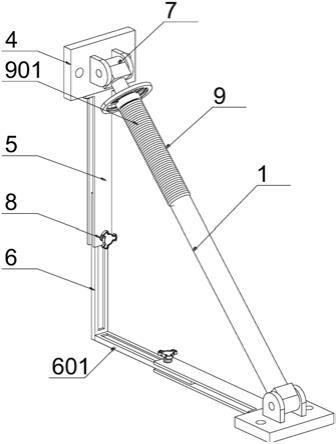 一种用于建筑施工的建筑斜支撑机构的制作方法