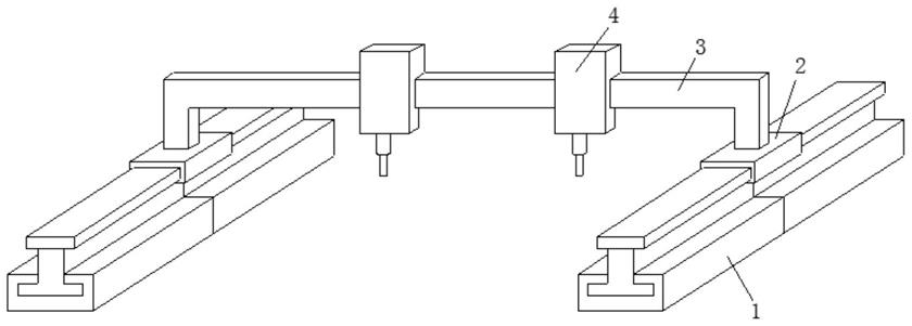一种龙门式数控切割机端架装置的制作方法