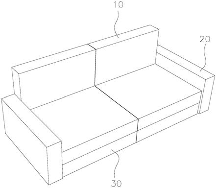 一种磁性组合沙发的制作方法