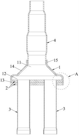 制冷用三通管件及空调的制作方法