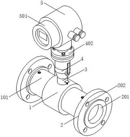 电磁流量计的结构主要