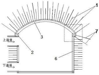 一种用于大跨度穹顶洞室初期支护的圈梁结构的制作方法