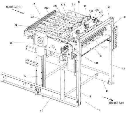 一种自动堆垛收纸装置的制作方法