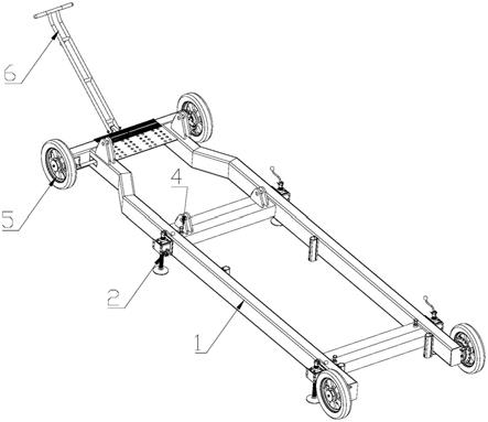 底座结构及飞机检修工作梯的制作方法