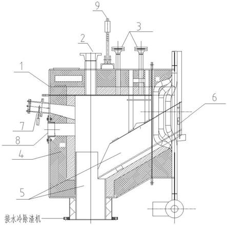 一种焚烧炉排渣口结构的制作方法