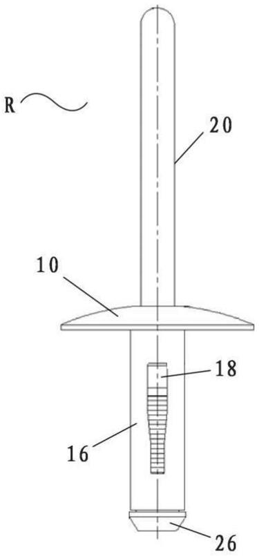 轮眉铆钉拆卸专用工具的制作方法