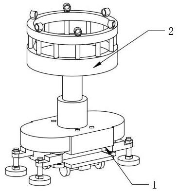 一種帶有坑洞保護機構的高空作業車的製作方法