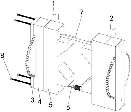 一种复动式可调节液压钳压线模具的制作方法