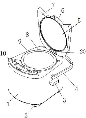 一种放置稳定的多功能电饭煲的制作方法