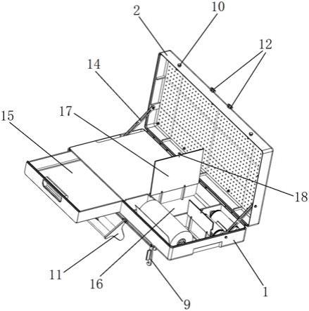 用于变电站现场的安全工器具箱的制作方法