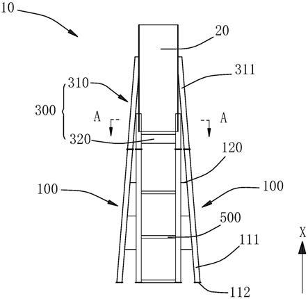 预应力管桩风机塔架结构的制作方法