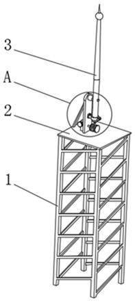 一种广播电视发射铁塔避雷针装置的制作方法