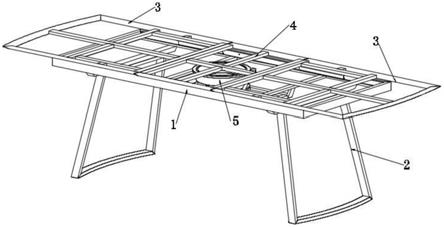 折叠桌原理图片
