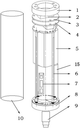 一种小型化的数字式矢量自容式水听器采集装置的制作方法