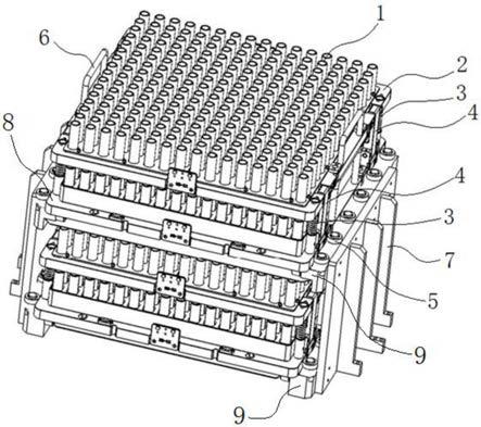一种电动汽车动力电池的固定装置的制作方法