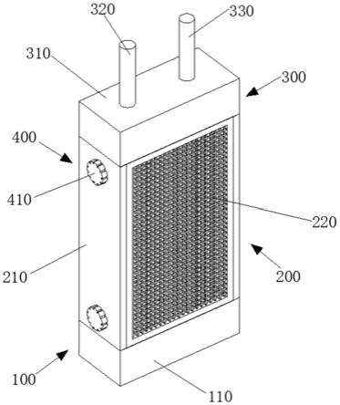 一种多排扁管的水冷式平行流换热器的制作方法