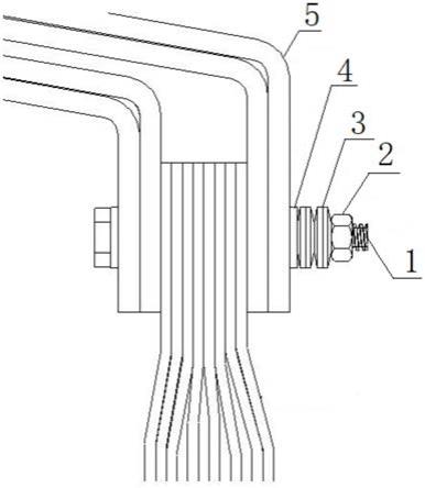 一种铜排连接用预储能锁紧装置的制作方法