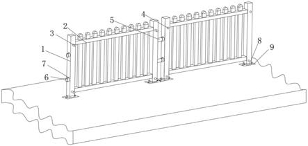 一种景观护岸安全护栏的制作方法