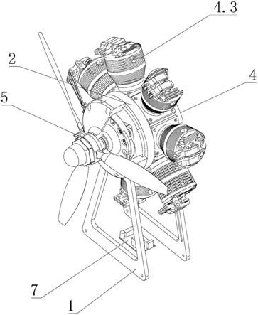 一种行星活塞发动机教学模型的制作方法