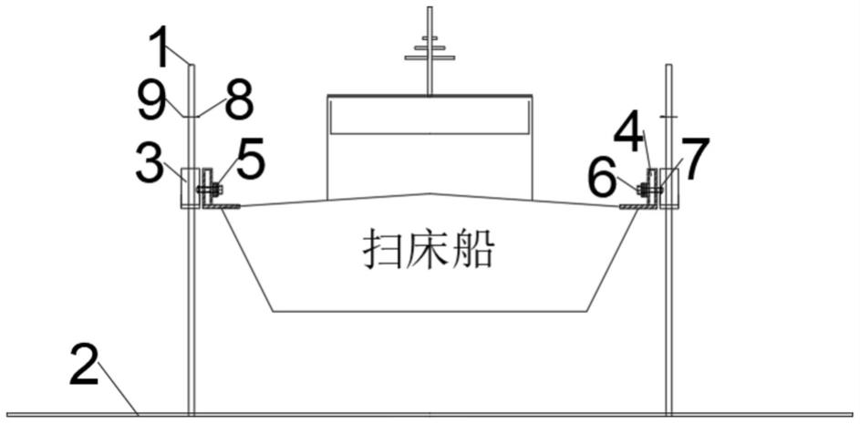 一种硬式扫床固定装置的制作方法