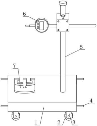 一种便于移动的建筑工程垂直度检测装置的制作方法