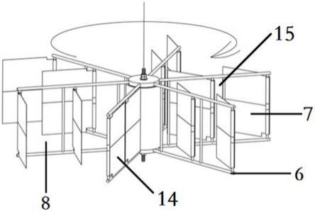 垂直轴风力发电结构及使用其的多能互补组合发电结构的制作方法