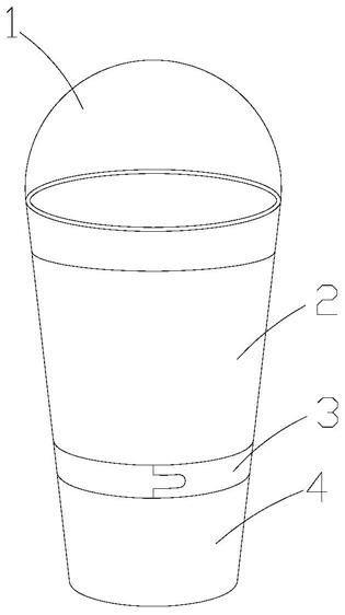一种带盲盒功能的布丁杯的制作方法