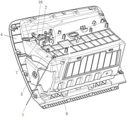 一种电动手套箱开启拉索结构及汽车的制作方法